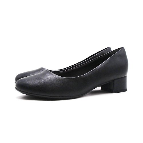 米蘭皮鞋Milano WALKING ZONE SUPER WOMAN系列完美低跟鞋 女鞋-黑