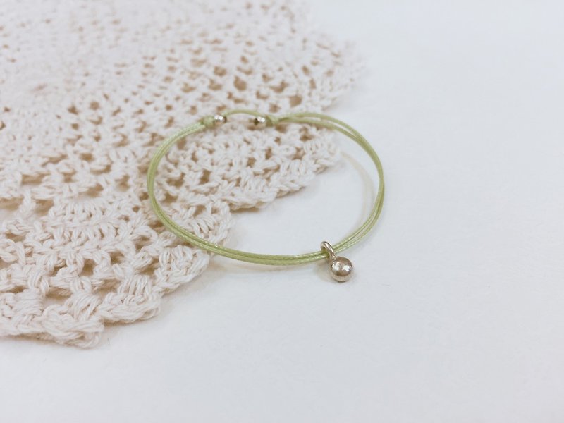 Charlene💕 traction bracelet 💕 - jewelry size only S, this page S + light green thin line - สร้อยข้อมือ - โลหะ สีเงิน