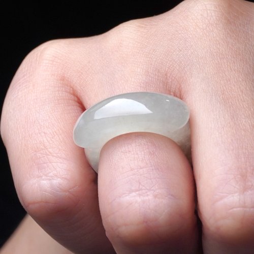 瓔珞珠寶盒 E.L.Jewelry Box 冰種翡翠馬鞍戒指戒圈 | 國際12圍 | 天然緬甸玉翡翠A貨 | 送禮