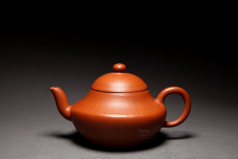 [Flat Pear 6] Longshan Hall | Ancient Method Pure Handmade Replica Series | Huanglongshan Old Zini | 155cc - ถ้วย - ดินเผา สีส้ม