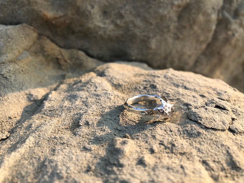 The Light in the Rock│Sterling Silver Ring【Valentine&#39;s Day Gift Box】【Customized Gift】