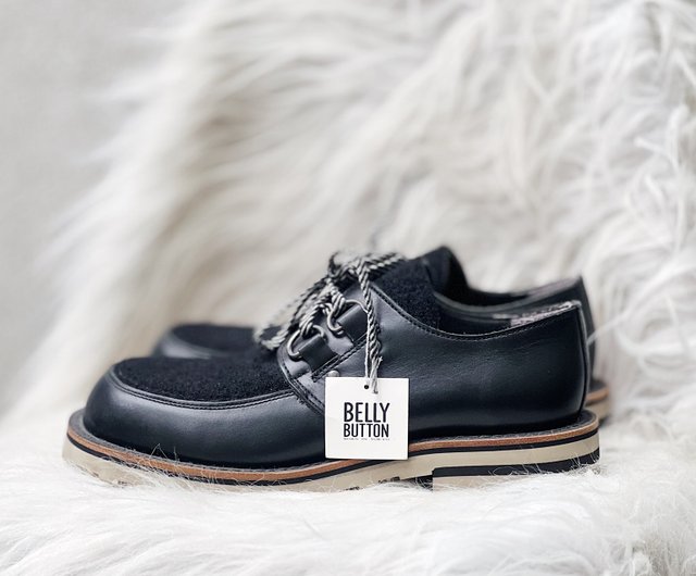 tokyo bopper / belly button 日本絕版真皮牛皮革手工鞋shoe
