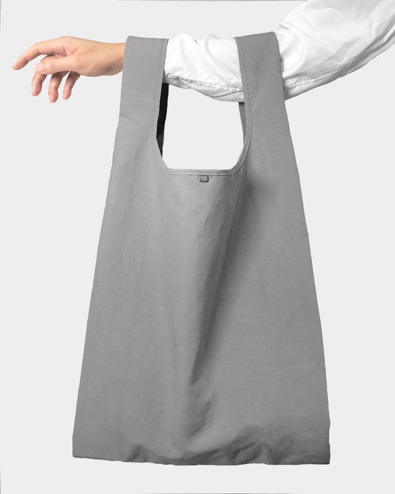 U5 reusable bag / Cement Gray - กระเป๋าถือ - เส้นใยสังเคราะห์ สีเทา