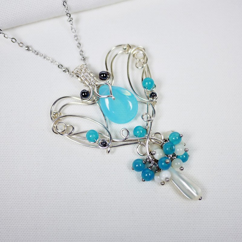 Meditation balance necklace (without chain) - Necklaces - Other Metals 