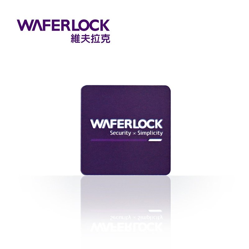 【WAFERLOCK維夫拉克】電子鎖 感應貼紙 / 可貼在手機上感應開門 - 科技小物 - 塑膠 黑色