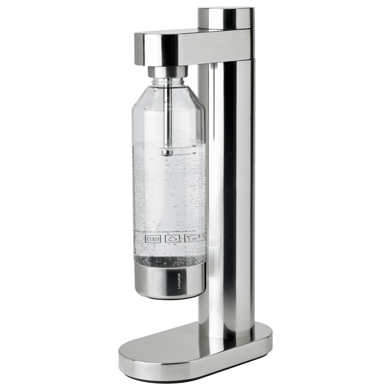 Danish Stelton Brus Sparkling Water Machine- Silver - Kitchen Appliances - Stainless Steel 