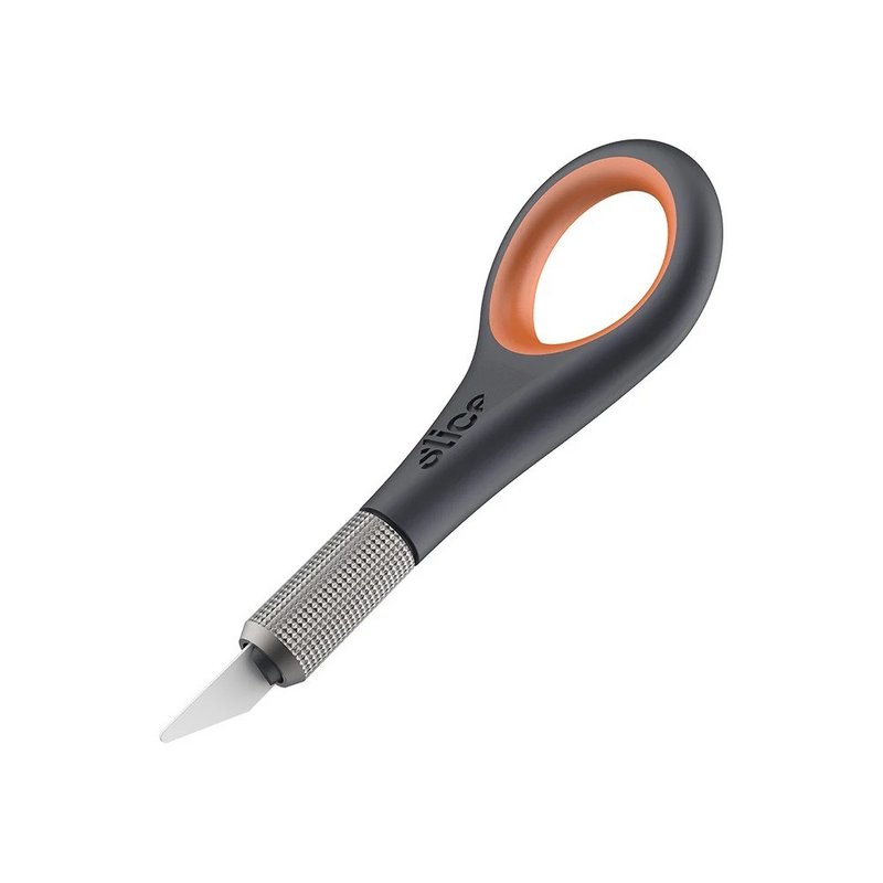 【Slice】Precision Fingertip Ceramic Pen Sharpener - Scissors & Letter Openers - Other Materials Orange