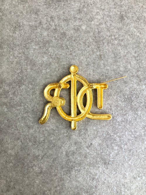 クリスチャンディオール☆ブローチ☆羽デザイン☆ヴィンテージ クリスチャンディオール ブローチ ヴィンテージ （VINTAGE DIOR