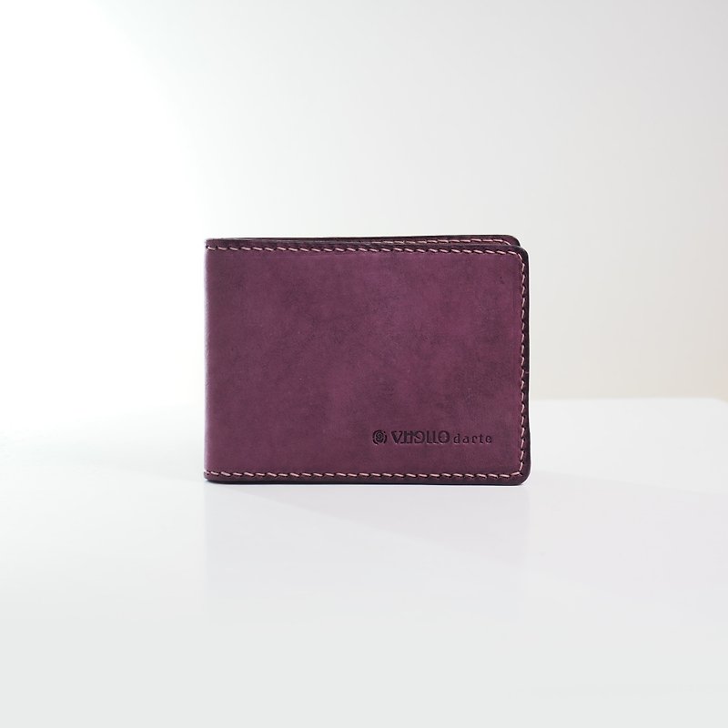 Handy Wallet - Wood Violet - Wallets - Genuine Leather Purple