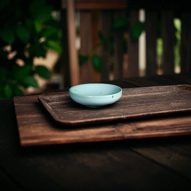 手工天青汝窯鐵斑寬心杯 JR011 - 茶壺/茶杯/茶具 - 其他材質 