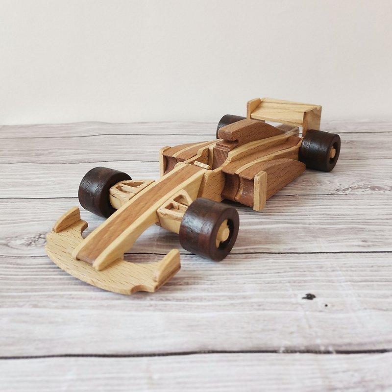 Unique gift for men car enthusiast wooden car toys, Formula one - 裝飾/擺設  - 木頭 