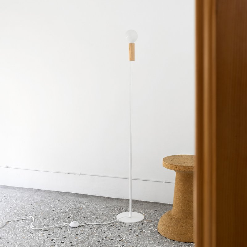 CHERRY Floor Lamp | wooden lamp | natural - Lighting - Other Metals 