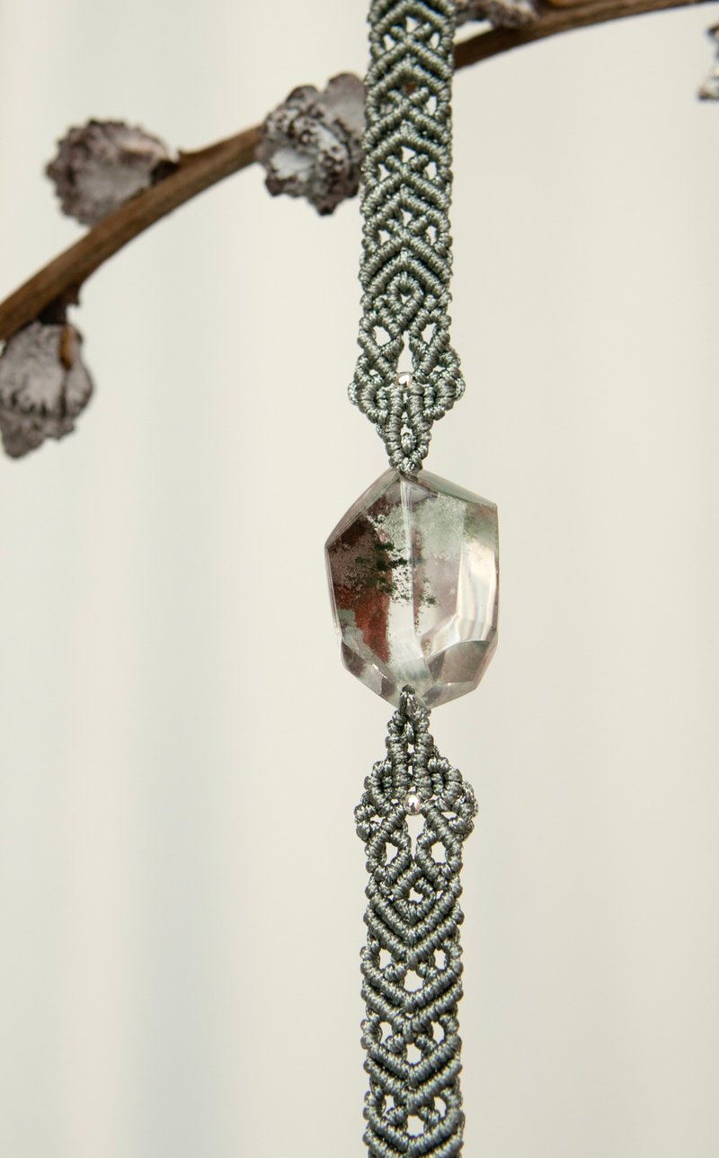 紅綠幽靈水晶 手繩手鏈 - 手鍊/手環 - 水晶 