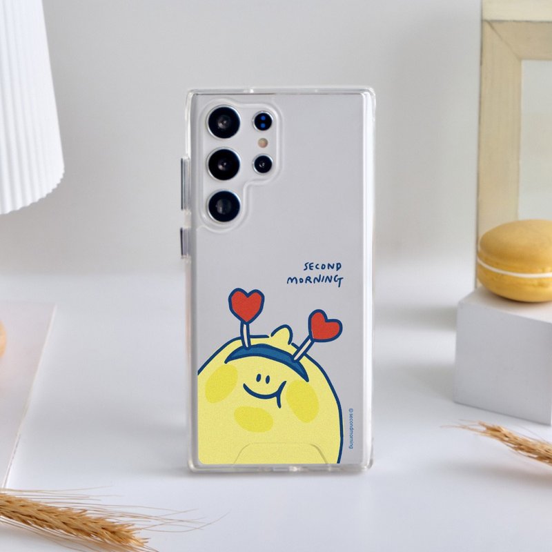Second Morning愛心髮箍防摔透明SAMSUNG手機殼 - 手機殼/手機套 - 塑膠 多色