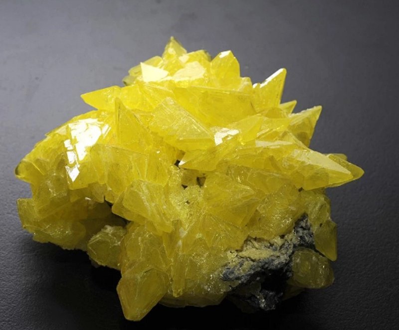 自然硫磺晶簇 (原礦、寶石、水晶、晶礦、擺件)精品 - 擺飾/家飾品 - 寶石 