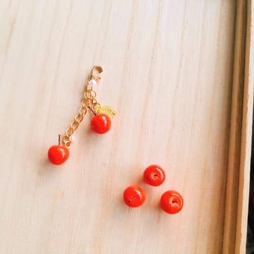 minita* 迷你塔袖珍手作工坊 minita* 迷你富士蘋果 經典 高模擬 掛飾 吊飾 療癒小物 袖珍食玩
