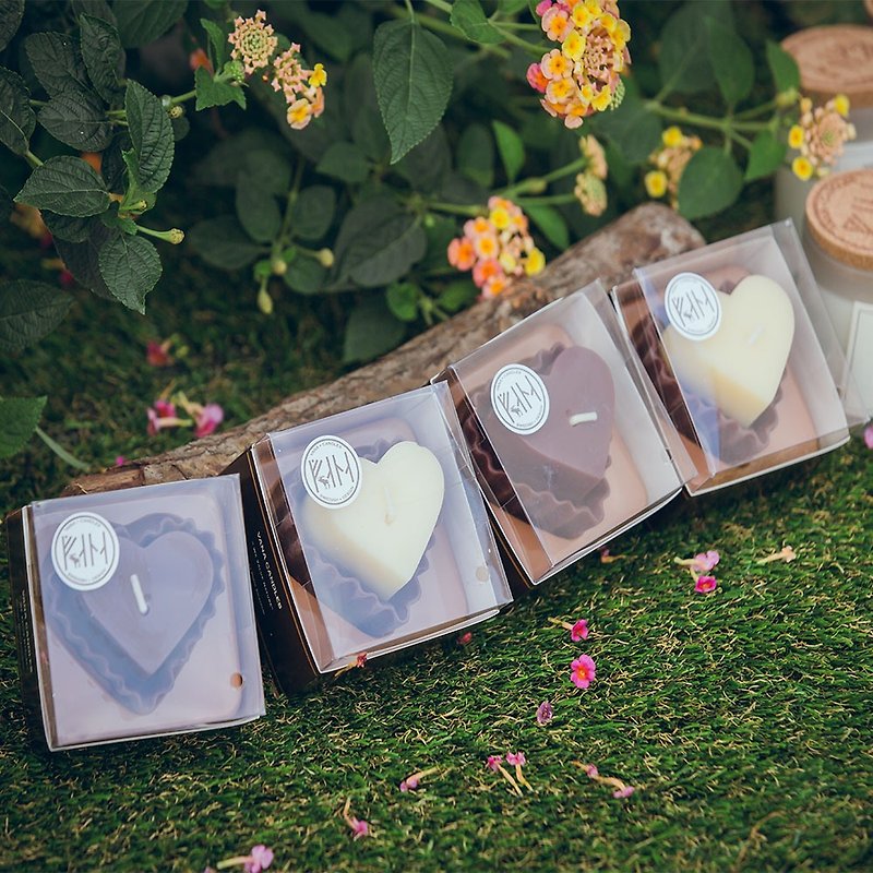 Heart-shaped Chocolate Scented Candle - Candles & Candle Holders - Wax 