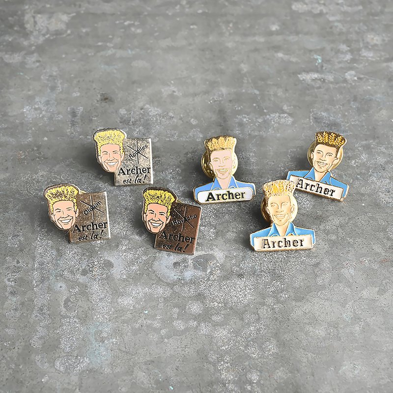 Vintage Pins 復古別針 - Badges & Pins - Other Metals Multicolor
