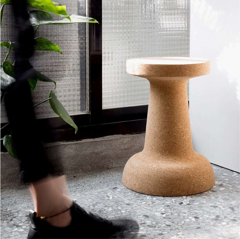 SAMPLE SALE - PUSHPIN Adult | cork stool - side table | natural cork - Other Furniture - Cork & Pine Wood 