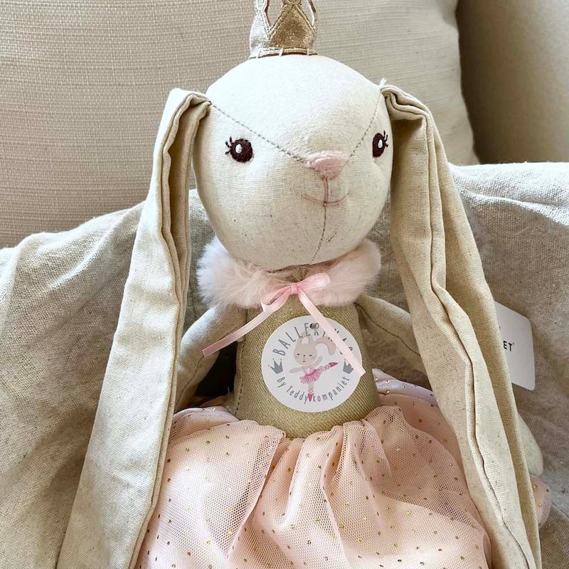 Nordic Sweden Teddykompaniet Line Ballet Bunny - ตุ๊กตา - ผ้าฝ้าย/ผ้าลินิน 