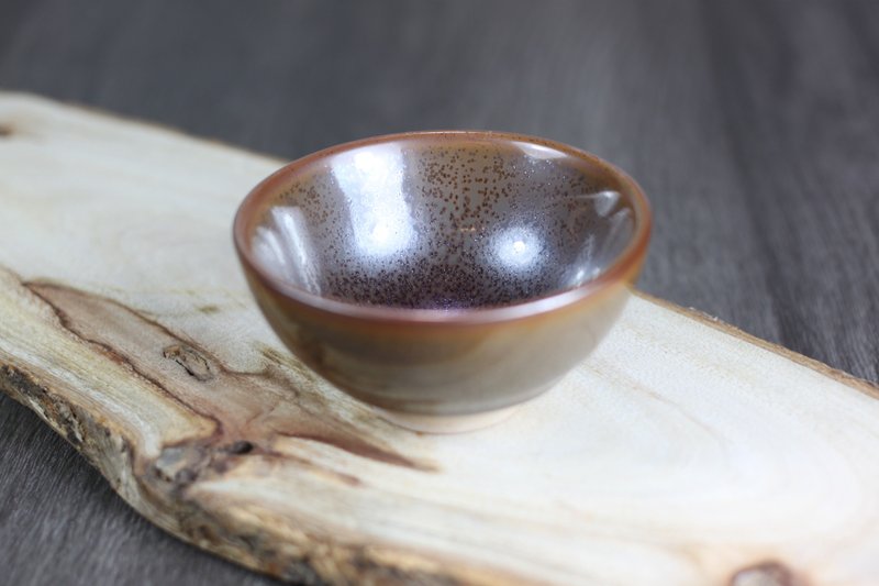 【送禮好物】金黃 天目釉 圓滿茶杯 鶯歌陶藝名家葉敏祥作品 - 茶壺/茶杯/茶具 - 瓷 