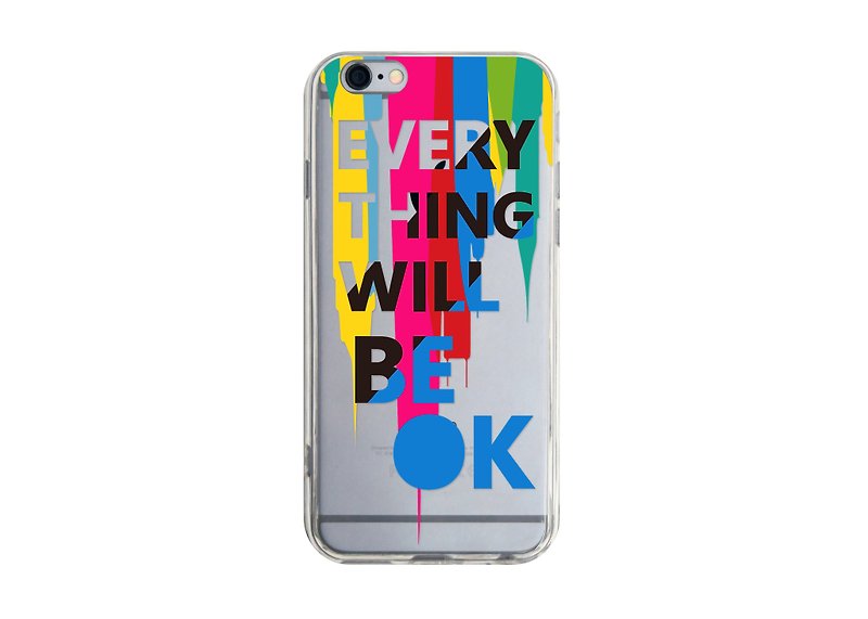 Everything will be ok -! Samsung S5 S6 S7 note4 note5 iPhone 5 5s 6 6s 6 plus 7 7 plus ASUS HTC m9 Sony LG G4 G5 v10 phone shell mobile phone sets phone shell phone case - เคส/ซองมือถือ - พลาสติก 