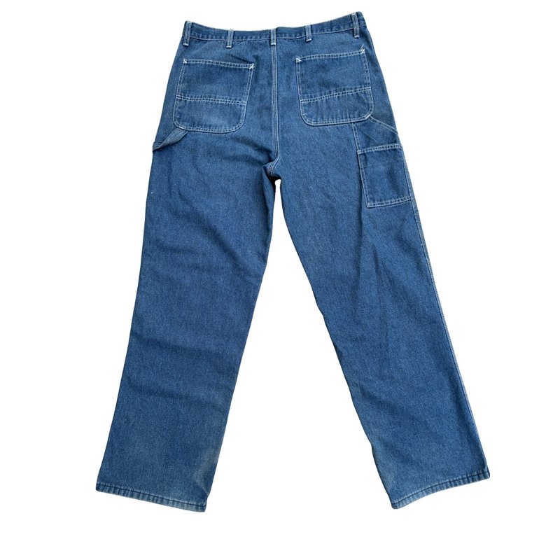 Vintage Sears Roebucks Carpenter Work Pants Jeans - กางเกงขายาว - ผ้าฝ้าย/ผ้าลินิน สีน้ำเงิน