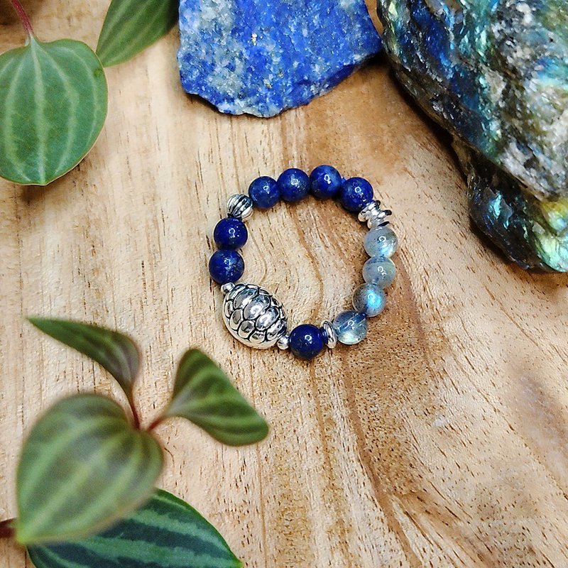 December Birthstone Healing Stones | Lapis Lazuli | Labradorite | - แหวนทั่วไป - คริสตัล 
