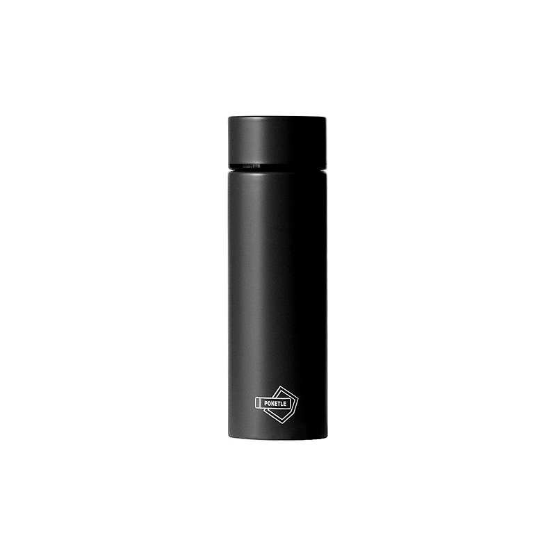 POKETLE | 極致輕便保溫瓶 (黑) (公司貨) - 保溫瓶/保溫杯 - 不鏽鋼 黑色