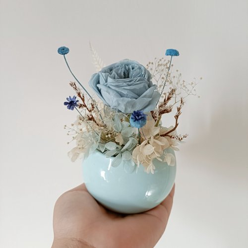 Kinki 手作Studio 畢業老師禮物花束向日葵 情人節禮物花束 蛋生日不凋迷你盆花