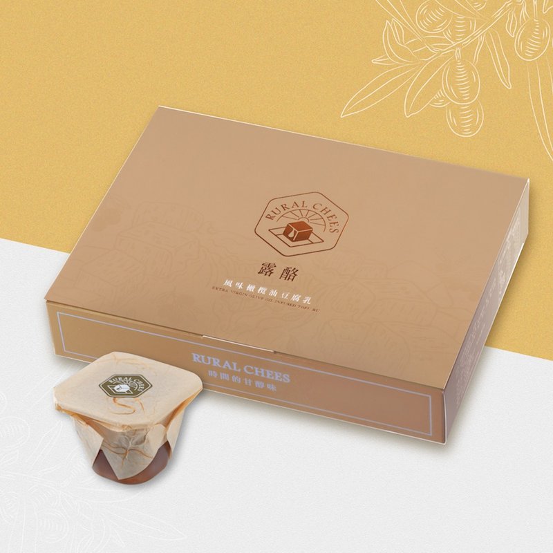 新風味升級版_茶韻橄欖油豆腐乳-六入經典組  台灣特色伴手禮盒 - 零食/點心 - 其他材質 卡其色