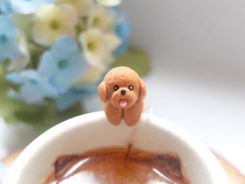 Toy Poodle Tea Bag Holder - Poodle Tea bag Holder - Shop Mini