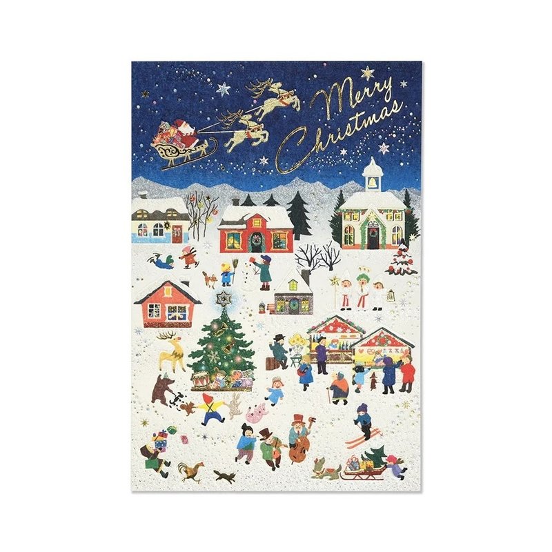 Heartfelt Christmas 明信片 衷心的聖誕節 - 卡片/明信片 - 紙 