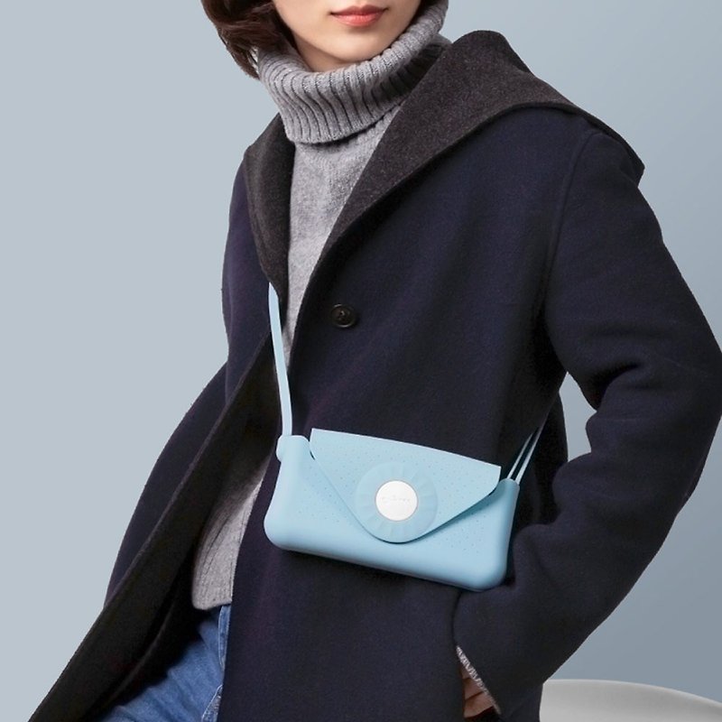 ボーン/バブルクロスボディフォンケース（水平）-小さなバッグを運ぶためのフックレスデザイン - スマホアクセサリー - シリコン 多色