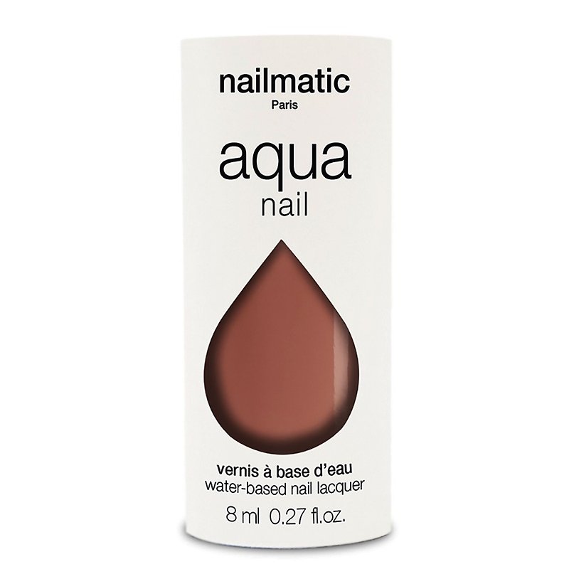 nailmatic 水系列經典指甲油 - Gaia 玫瑰榛子 - 指甲油/指甲貼 - 樹脂 