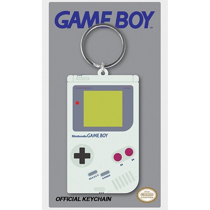 [Nintendo] Gameboy Nintendo handheld shape British imported key ring - ที่ห้อยกุญแจ - วัสดุอื่นๆ หลากหลายสี