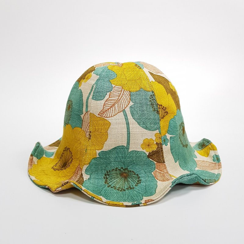 Large Lily Flower Cap - Windflower 2018 Summer New Item # Sunscreen # Japanese Fabric - หมวก - ผ้าฝ้าย/ผ้าลินิน หลากหลายสี