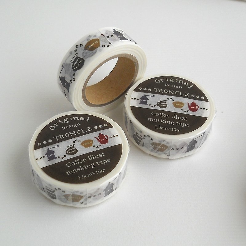 Masking tape: Coffee illustration - Washi Tape - Paper 
