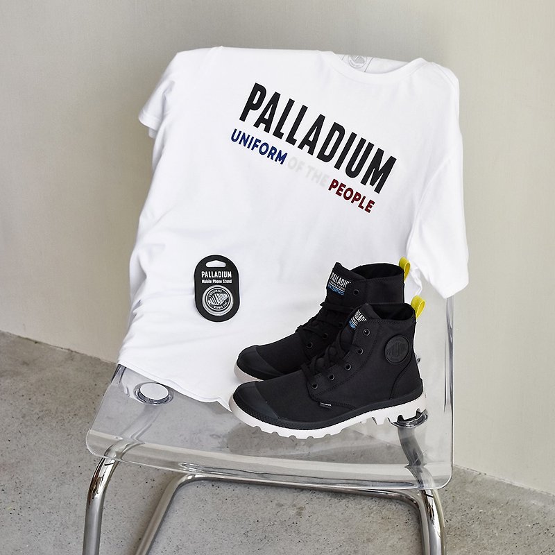 [Blessing Bag Offer] PALLADIUM Lightweight Waterproof Boots + French Short Sleeve Top + Phone Holder - รองเท้ากันฝน - วัสดุกันนำ้ 