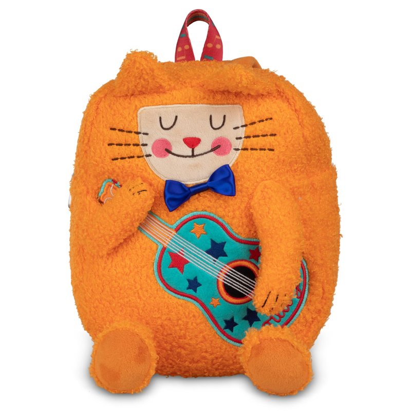 Cat Guitar Backpack - Backpacks - Other Man-Made Fibers Multicolor