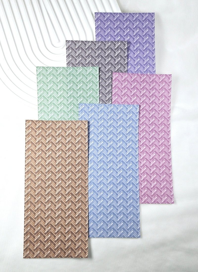 Herringbone Wood Background Paper - กระดาษโน้ต - กระดาษ หลากหลายสี