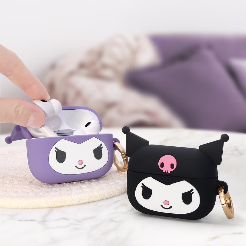 GARMMA  酷洛米 for AirPods Pro/ Pro2 保護套 - AirPods/耳機保護套 - 矽膠 黑色