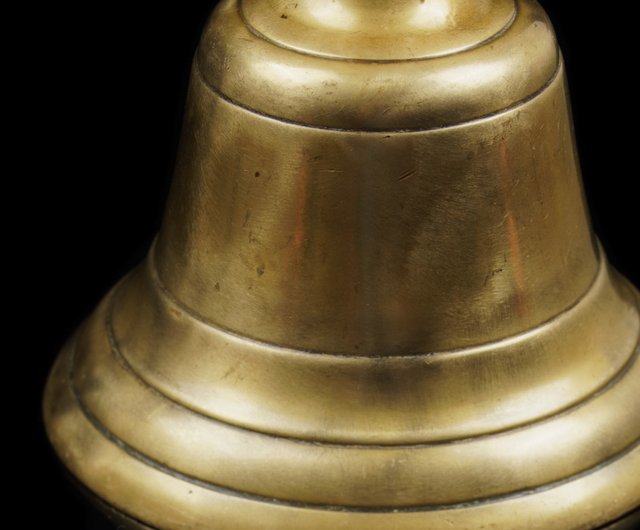 法器 真言宗 鐘 真鍮製 金剛鈴 仏教美術 密教パワー 法具 17cm 修縁堂】密教法具 真言宗 金剛降魔法器仏具 鬼面蓮華形宝塔金剛