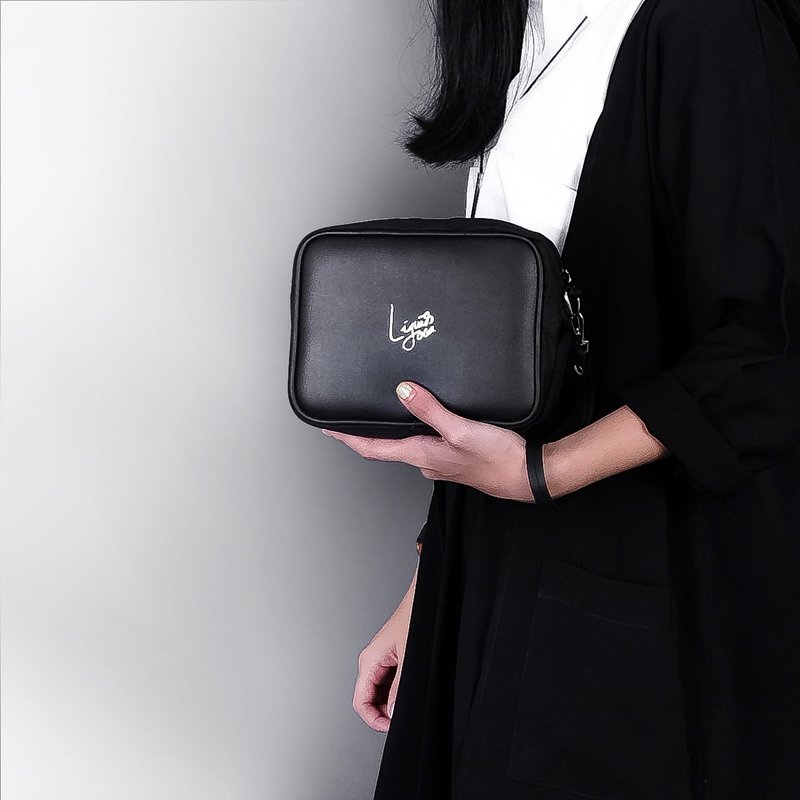 Wristlet - Black - 手拿包 - 聚酯纖維 黑色
