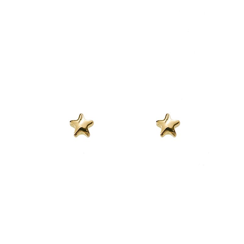 星星18K金耳環 - 耳環/耳夾 - 貴金屬 