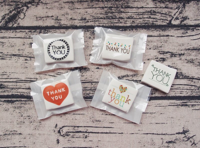 [Wedding] Thank you small things marshmallow series (10 in, do not pick models) - ขนมคบเคี้ยว - อาหารสด 