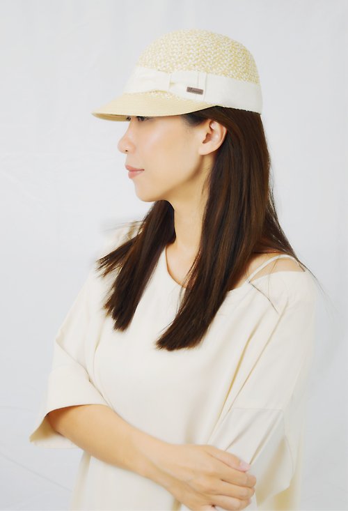 Bonnie編織工坊 古典馬術帽-自然色