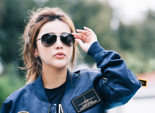 AIDC X Helen Keller Edition - Captain Pilot Flying Sunglasses - Sunglasses - Other Metals Black