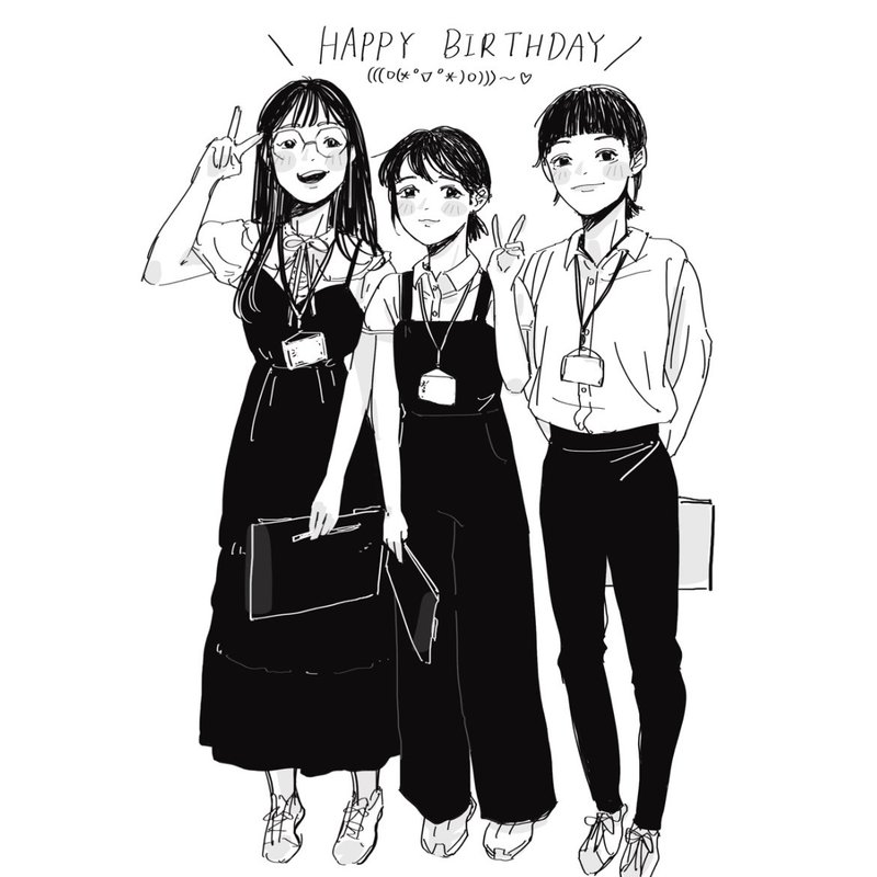 【賀卡客製化似顏繪】小小漫畫風 生日禮物 賀卡 小日子紀念 - 電子似顏繪/繪畫/插畫 - 其他材質 