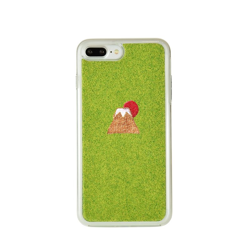 [iPhone7 Plus Case] Shibaful -Mill Ends Park Kyototo Fuji Kogane- for iPhone 7 Plus - Phone Cases - Other Materials Green